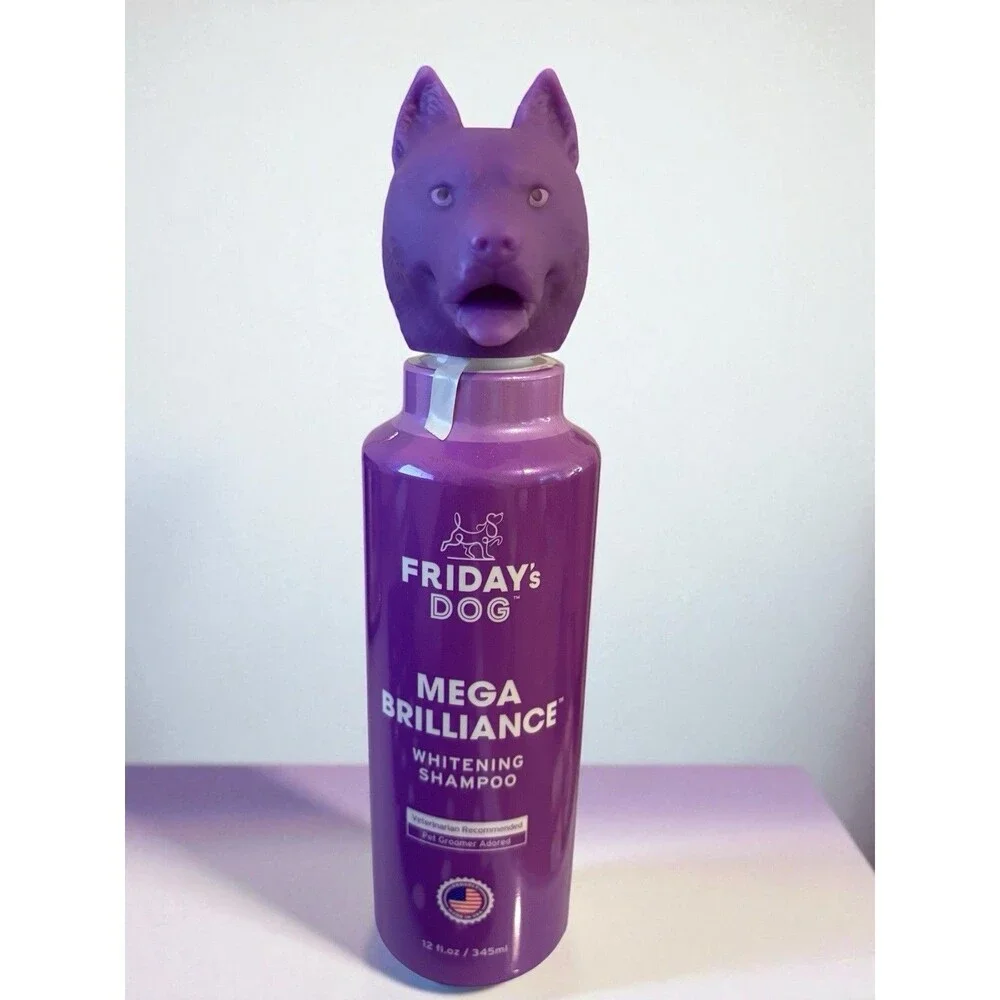 Friday’s Dog Mega Brilliance Whitening Shampoo Made In The USA 12 fl.oz